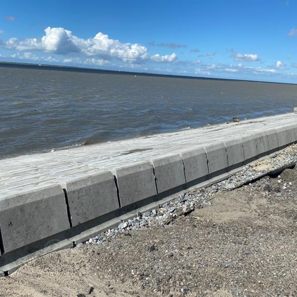 Dijkversterking Lauwersmeerdijk in volle gang | Noppert Beton