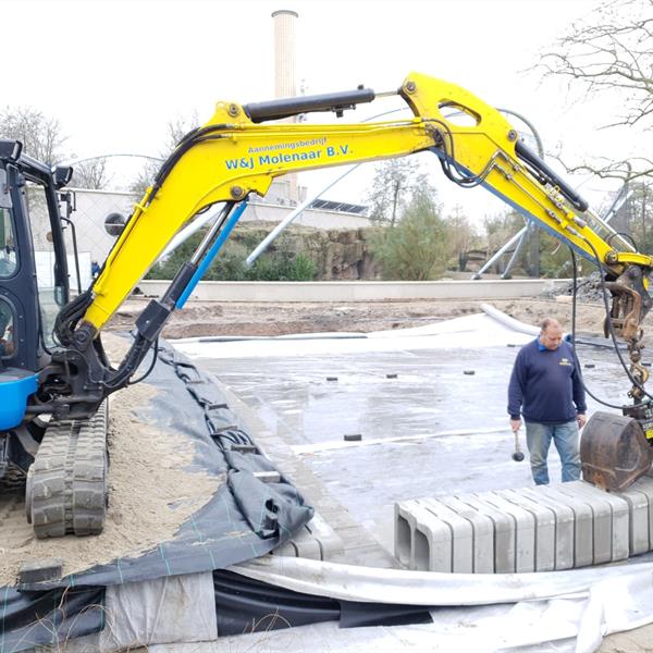 Klimaatbestendige entree Diergaarde Blijdorp | Noppert Beton