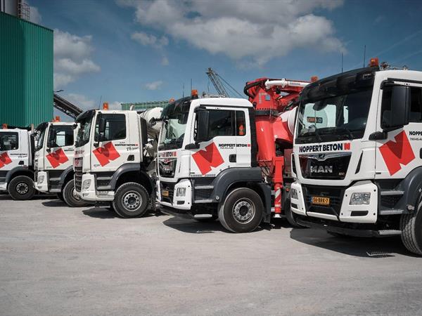 MAN betonmixer én MAN betonpomp/mixer voor Noppert Beton | Noppert Beton