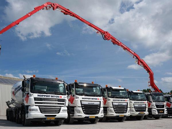 MAN betonmixer én MAN betonpomp/mixer voor Noppert Beton | Noppert Beton