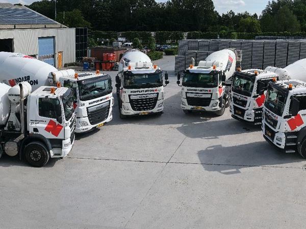 MAN betonmixer én MAN betonpomp/mixer voor Noppert Beton | Noppert Beton