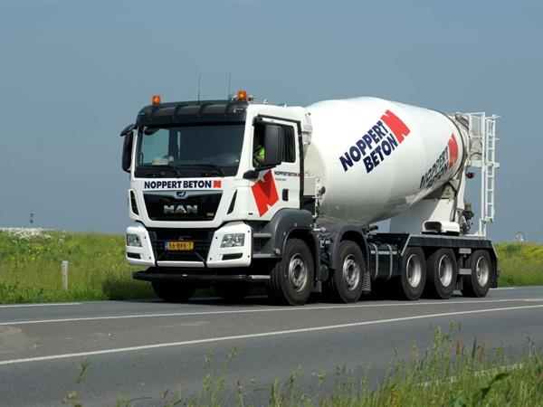 MAN betonmixer én MAN betonpomp/mixer voor Noppert Beton | Noppert Beton