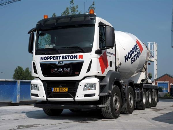 MAN betonmixer én MAN betonpomp/mixer voor Noppert Beton | Noppert Beton