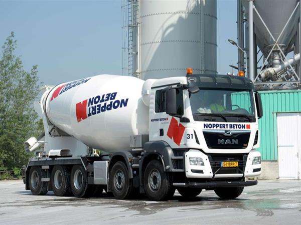 MAN betonmixer én MAN betonpomp/mixer voor Noppert Beton | Noppert Beton