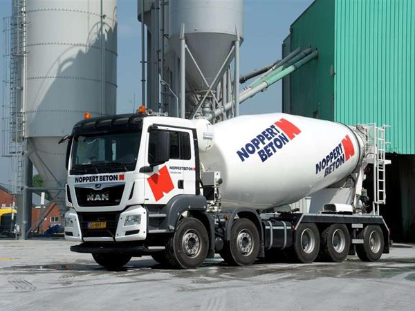MAN betonmixer én MAN betonpomp/mixer voor Noppert Beton | Noppert Beton