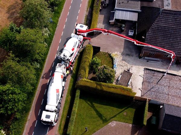 MAN betonmixer én MAN betonpomp/mixer voor Noppert Beton | Noppert Beton