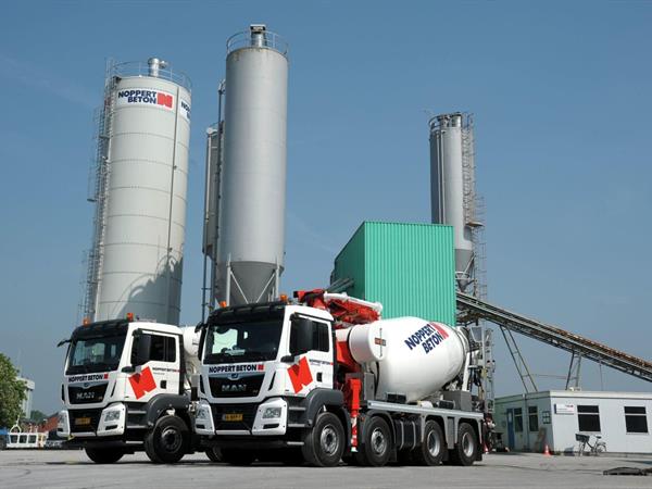 MAN betonmixer én MAN betonpomp/mixer voor Noppert Beton | Noppert Beton