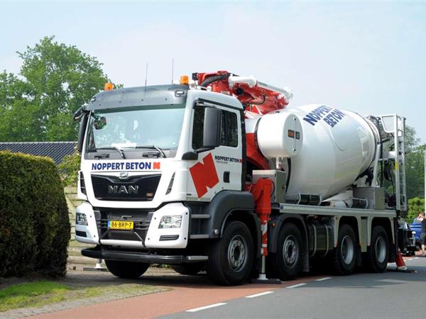 MAN betonmixer én MAN betonpomp/mixer voor Noppert Beton | Noppert Beton