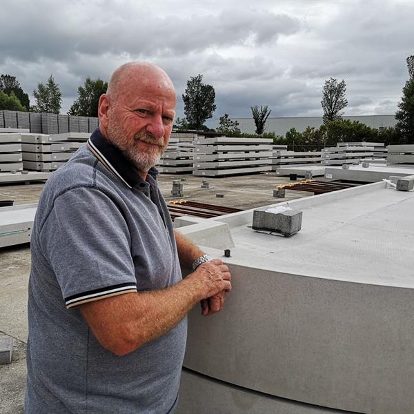 Lieuwe Bekkema 40 jaar in dienst bij Noppert Beton | Noppert Beton