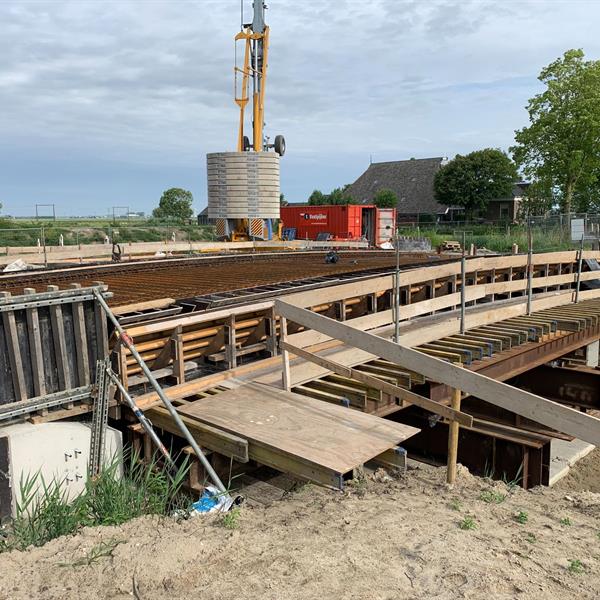 Bruggen en kademuren Middelsee Leeuwarden | Noppert Beton