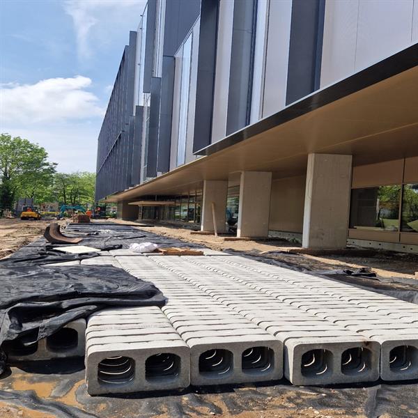 Waterbuffering voor Indoor Sportcentrum Boshuizerkade | Noppert Beton