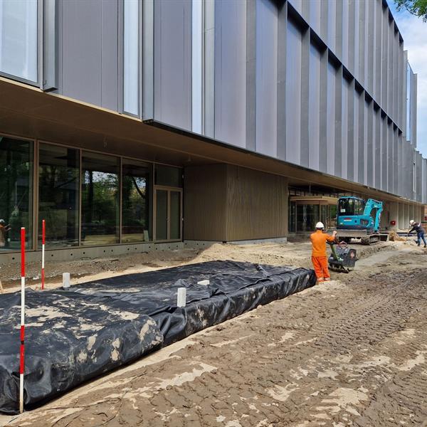 Waterbuffering voor Indoor Sportcentrum Boshuizerkade | Noppert Beton