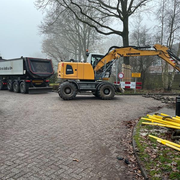 Werk in uitvoering: Afkoppelplan Bomenbuurt Grootegast | Noppert Beton