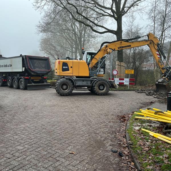 Werk in uitvoering: Afkoppelplan Bomenbuurt Grootegast | Noppert Beton