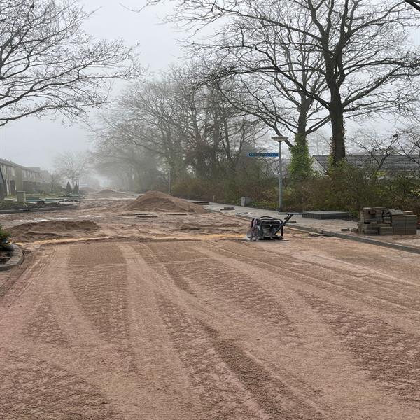 Werk in uitvoering: Afkoppelplan Bomenbuurt Grootegast | Noppert Beton