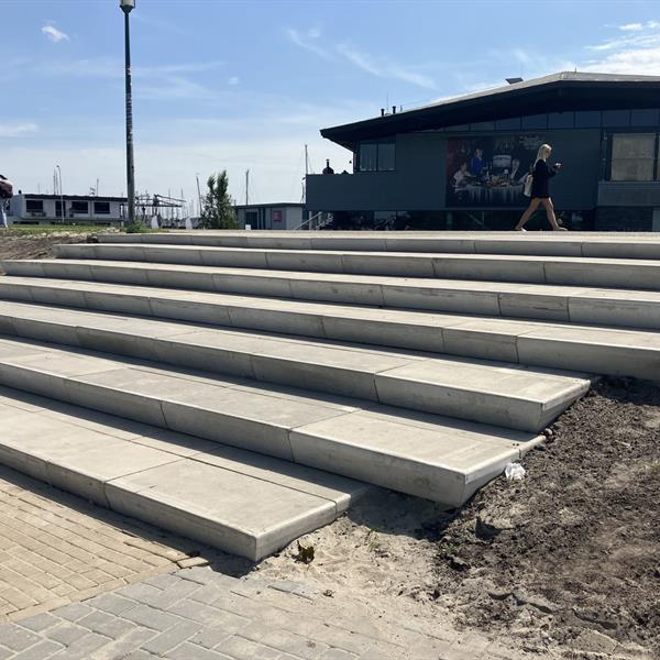 Herinrichting Plattedijk Lemmer | Noppert Beton
