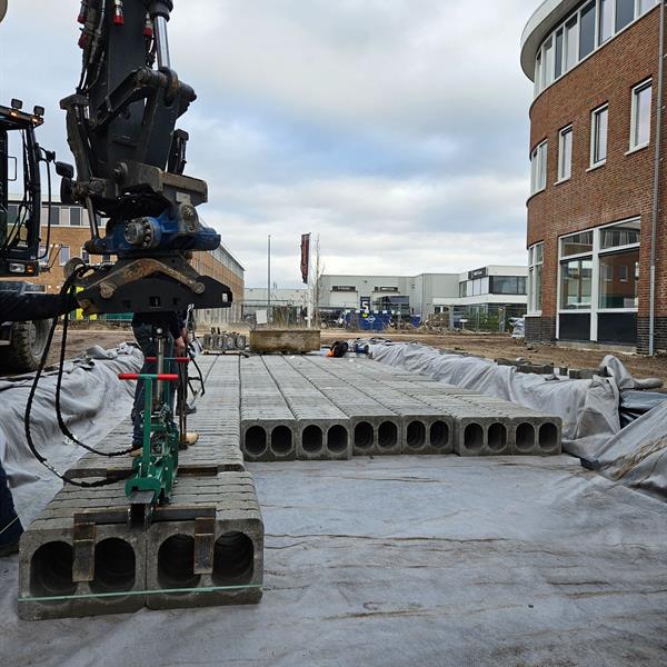 Waterbuffering Weesperspoor | Noppert Beton