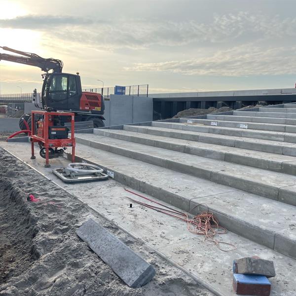 Nieuwbouw Werelderfgoedcentrum Waddenzee (WEC) Lauwersoog | Noppert Beton