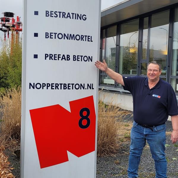 Freddy Krops 40 jaar in dienst bij Noppert Beton Groningen | Noppert Beton