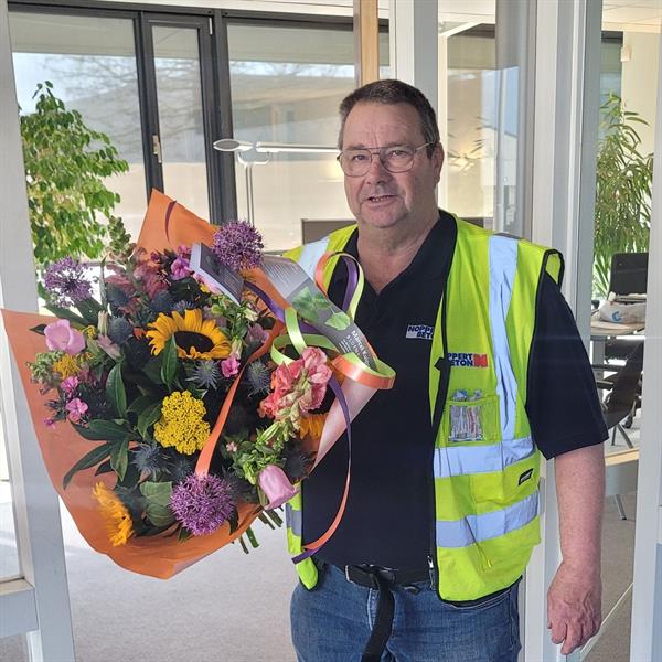 Freddy Krops 40 jaar in dienst bij Noppert Beton Groningen | Noppert Beton
