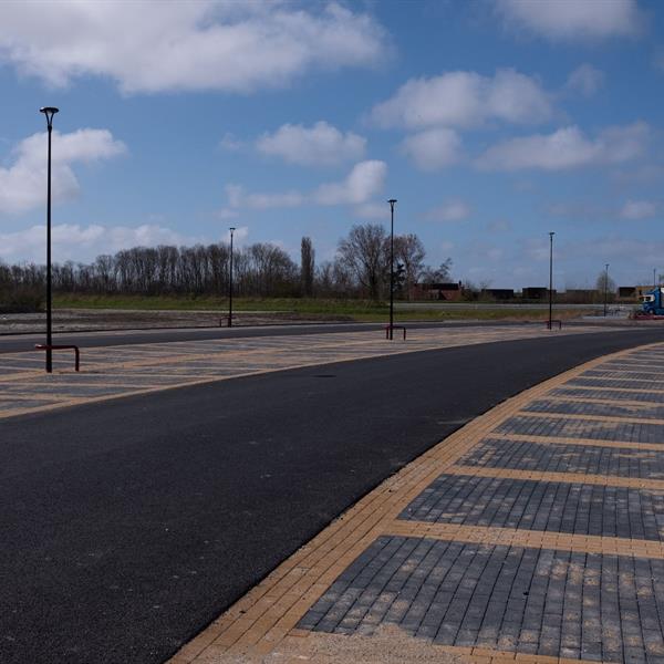 Infrastructuur winkelcentrum Kimswerda Harlingen | Noppert Beton