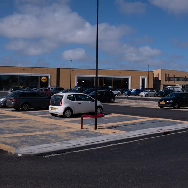 Infrastructuur winkelcentrum Kimswerda Harlingen | Noppert Beton