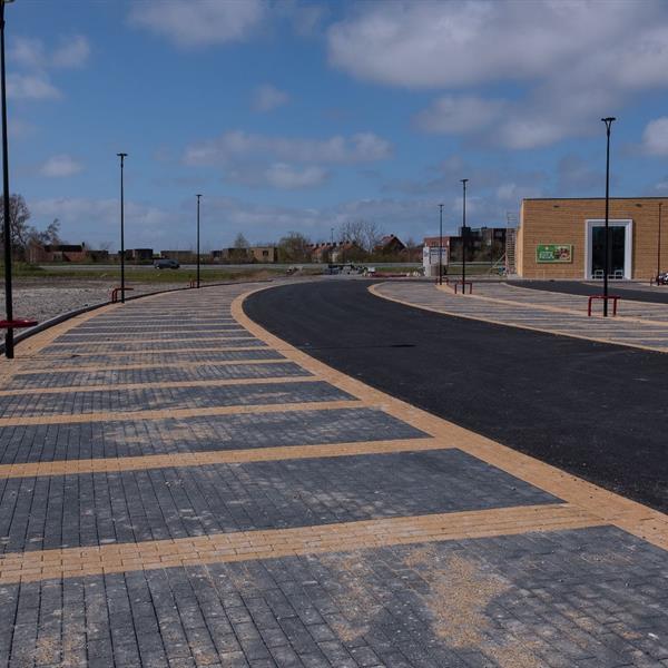 Infrastructuur winkelcentrum Kimswerda Harlingen | Noppert Beton