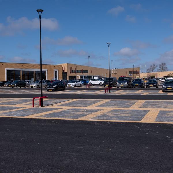 Infrastructuur winkelcentrum Kimswerda Harlingen | Noppert Beton