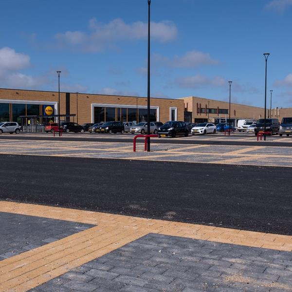 Infrastructuur winkelcentrum Kimswerda Harlingen | Noppert Beton