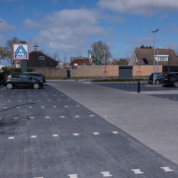 Infra nieuwbouw Aldi Harlingen | Noppert Beton