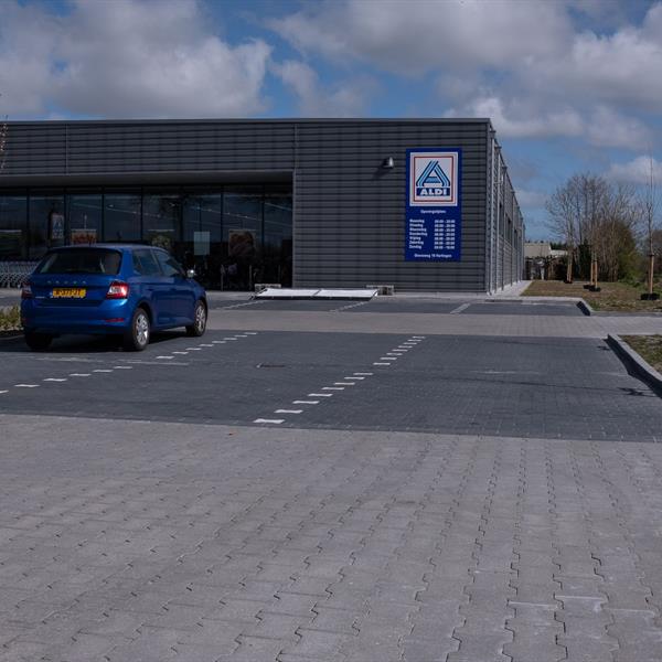 Infra nieuwbouw Aldi Harlingen | Noppert Beton