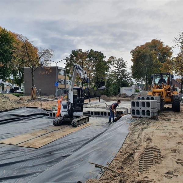 Waterberging Stratosfeerstraat Dordrecht | Noppert Beton