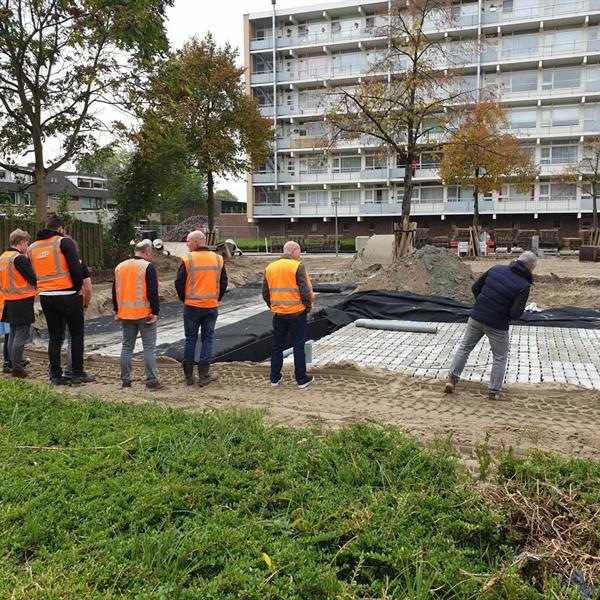 Waterberging Stratosfeerstraat Dordrecht | Noppert Beton