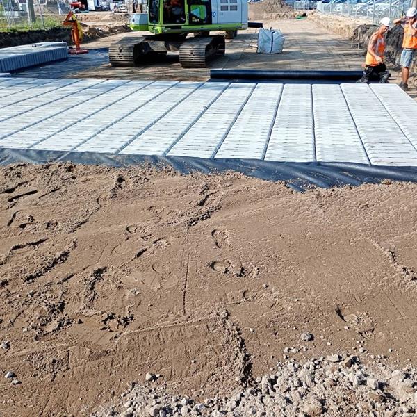 Waterberging Weijerparkeerplaats Boxmeer | Noppert Beton