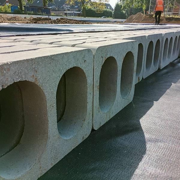 Waterberging Weijerparkeerplaats Boxmeer | Noppert Beton