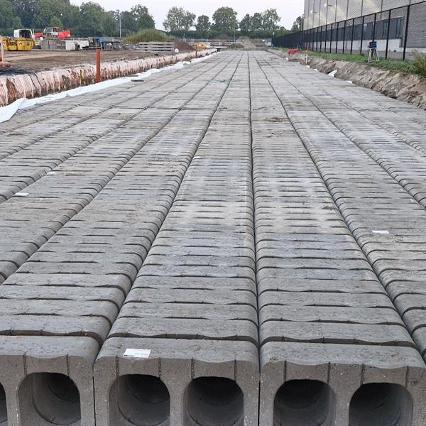 beDrain Bufferblock onderdeel van duurzame wateraanpak bij Royal Talens | Noppert Beton