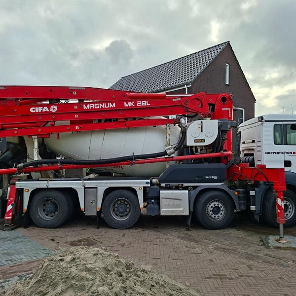 Fundering gestort in Leeuwarden voor Pompstra Bouw & Aannemersbedrijf | Noppert Beton