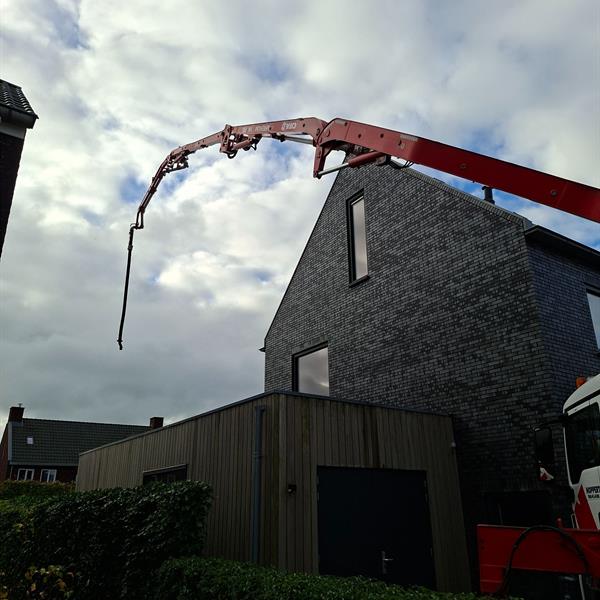 Fundering gestort in Leeuwarden voor Pompstra Bouw & Aannemersbedrijf | Noppert Beton