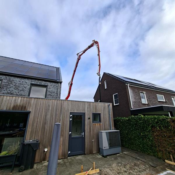 Fundering gestort in Leeuwarden voor Pompstra Bouw & Aannemersbedrijf | Noppert Beton