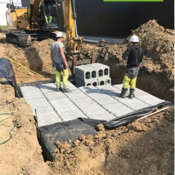 Bollaarpark (Lier): duurzaam waterbeheer onder druk | Noppert Beton
