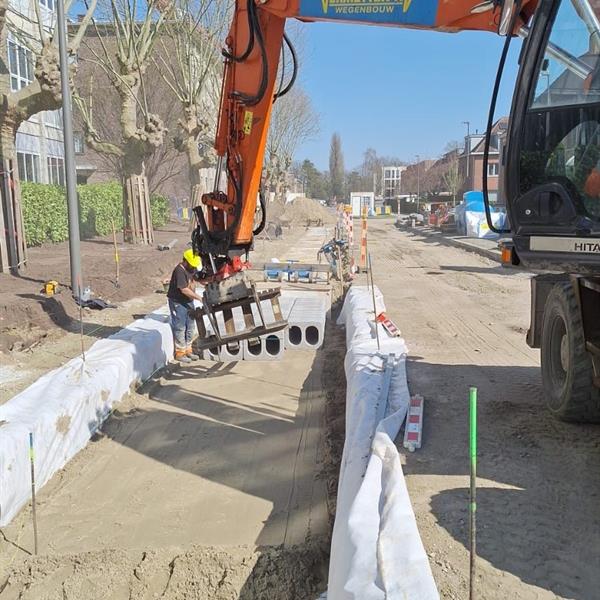 Salesianenlaan (Hoboken, Antwerpen): slim waterbeheer onder elke parkeerplaats | Noppert Beton