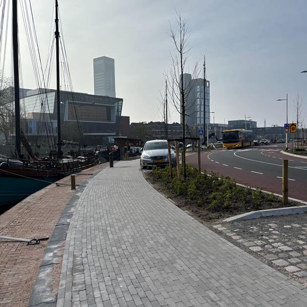 Herinrichting Westersingel Leeuwarden: van 50 km/u naar 30 km/u | Noppert Beton