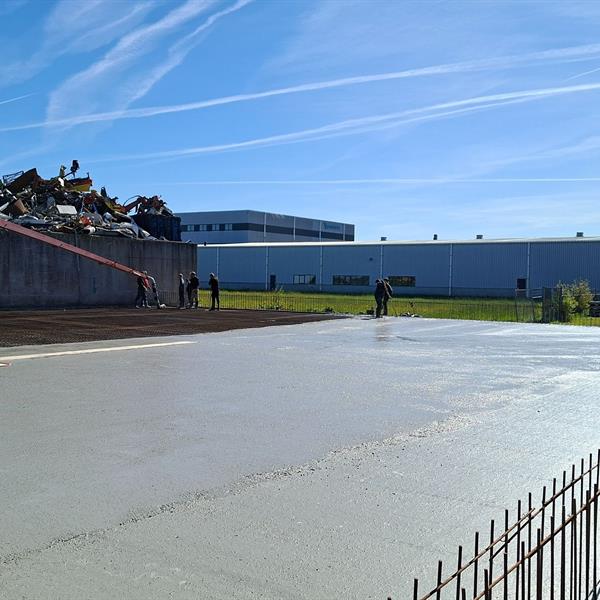 Groots stortwerk in Bolsward: 400 m3 in één dag | Noppert Beton