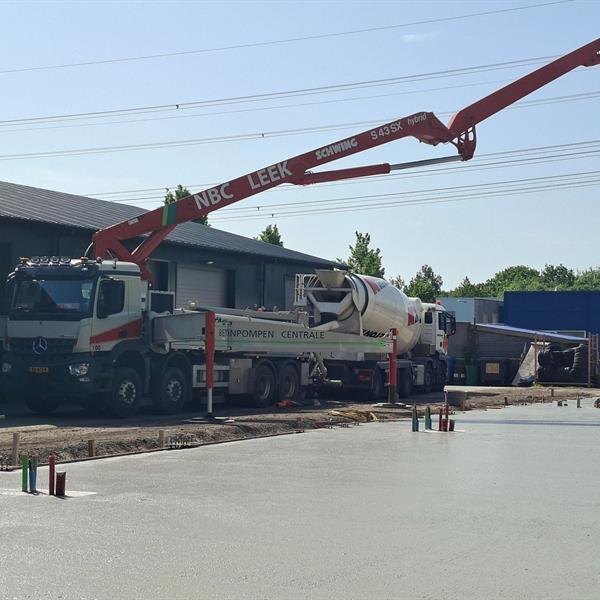 Mooie samenwerking bij succesvolle betonstort aan de Florynwei in Burgum | Noppert Beton