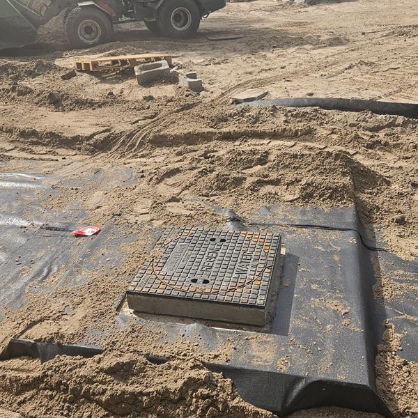Waterberging onder het vernieuwde Ambachtsplein | Noppert Beton