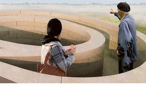 Uitkijken Over De As Vanaf Het Maaiveld Van De Ijstijd, Projecten