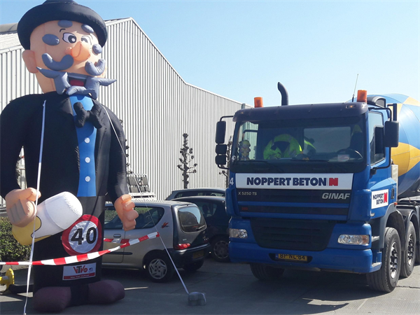 Linze de Jong 40 jaar in dienst bij Noppert Beton | Noppert Beton