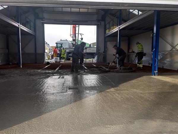 Bedrijfsloods Havenweg Vlieland | Noppert Beton