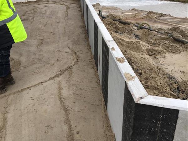 Keerwanden op Texel | Noppert Beton