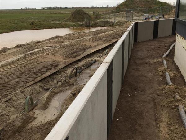 Keerwanden op Texel | Noppert Beton